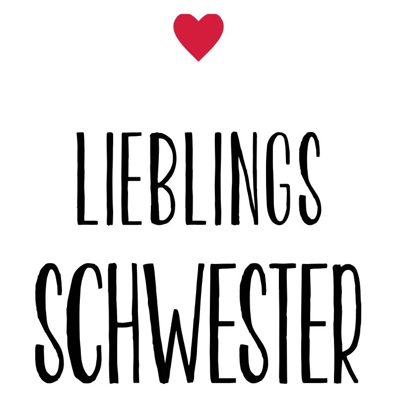 Schwester Lieblingsschwester Herz Geschenk