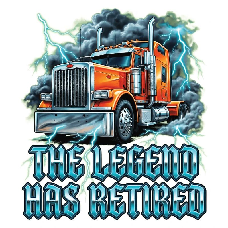 Chauffeur de semi-remorque Trucker Reitred