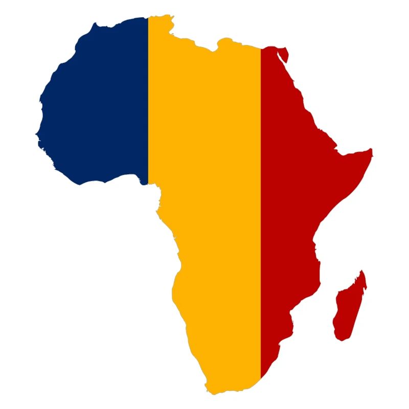 Tschad_Flagge_Afrika