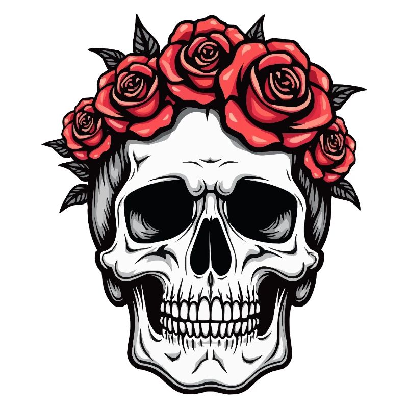 Skull Rose Crown