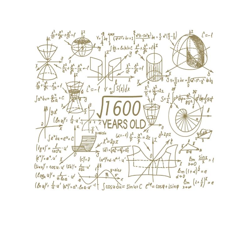 40th birthday for math teachers and math nerds