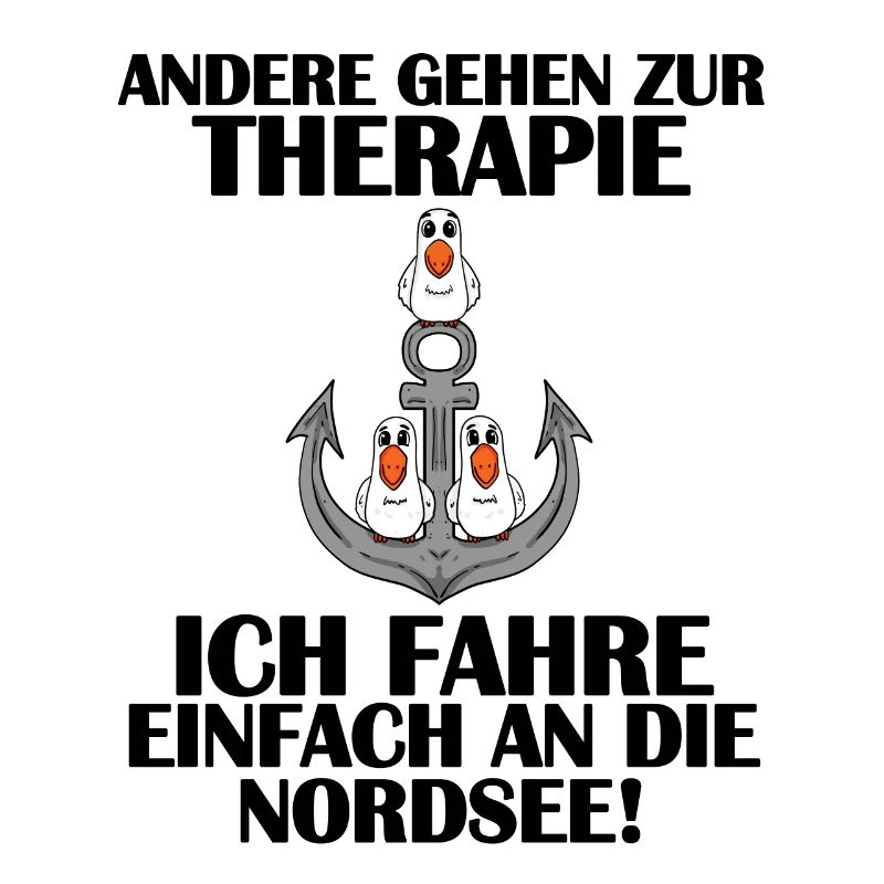 Nordsee Plattdeutsch Spruch Moin Möwe Anker