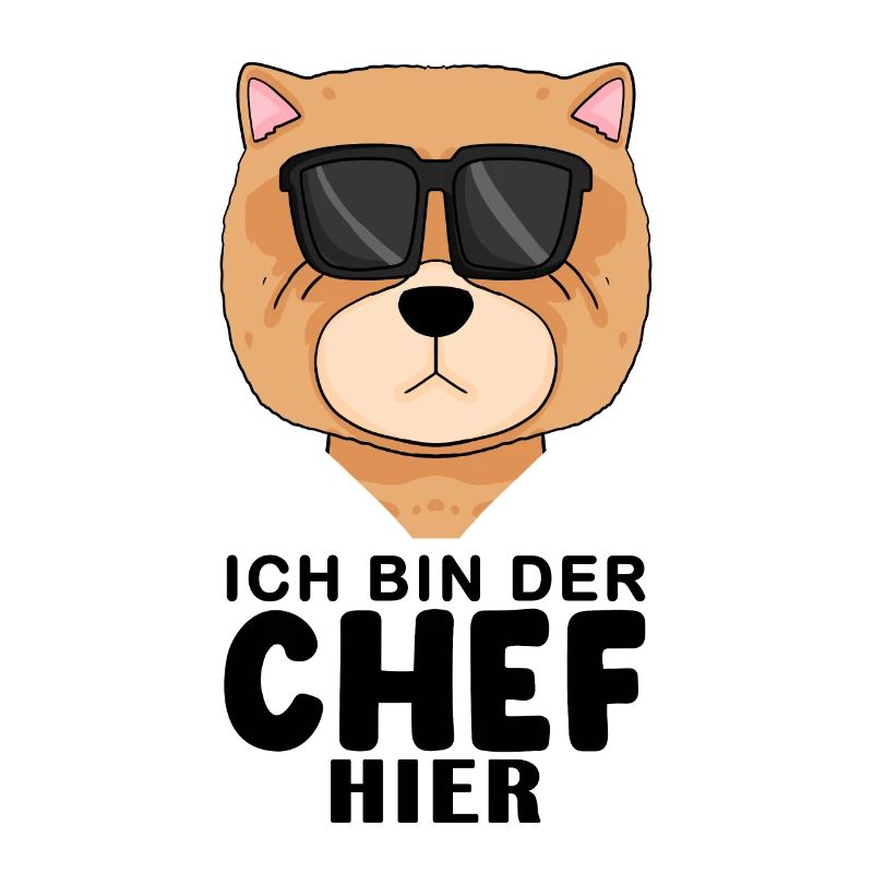 Cooler Hund Chow Chow Chef Spruch