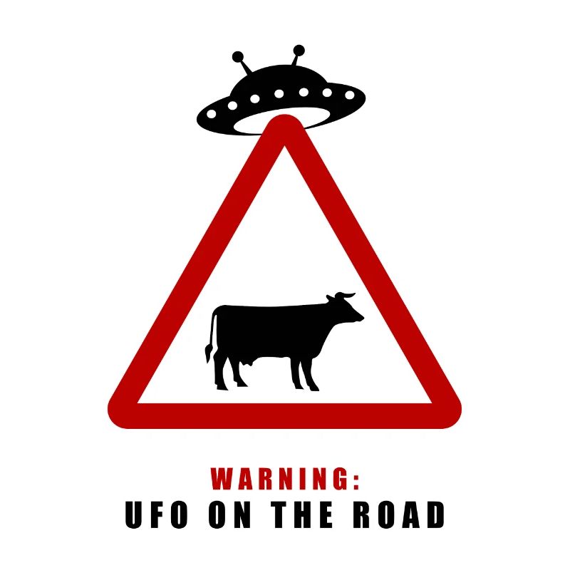 Warning! UFO on the road!
