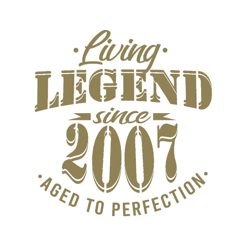 Geburtstag Legende 2007 Perfektion