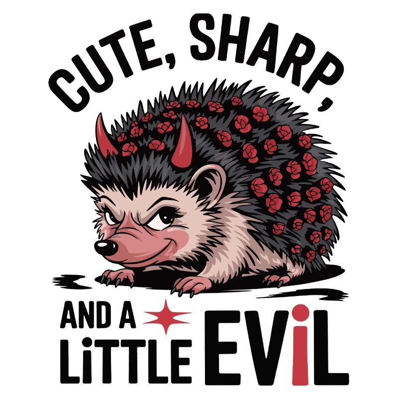 Cute, Sharp, and a Little Evil Hedgehog