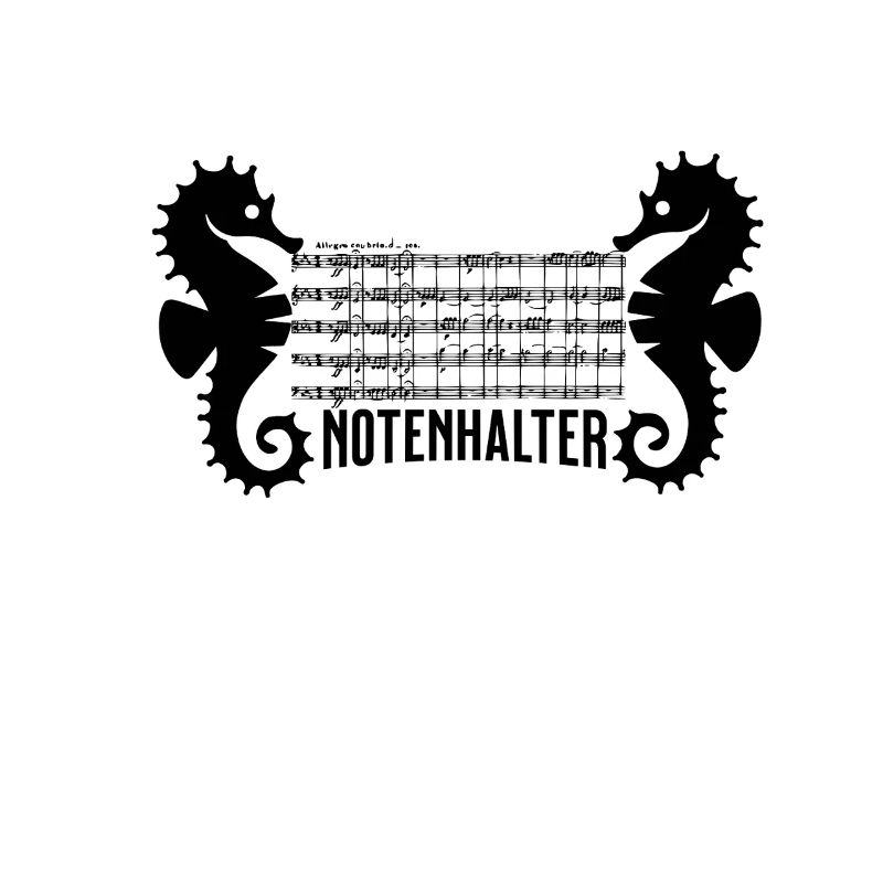 Seepferdchen Notenhalter Notenblatt Noten