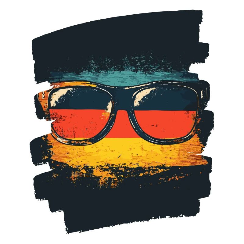 Sunglasses Germany Flag