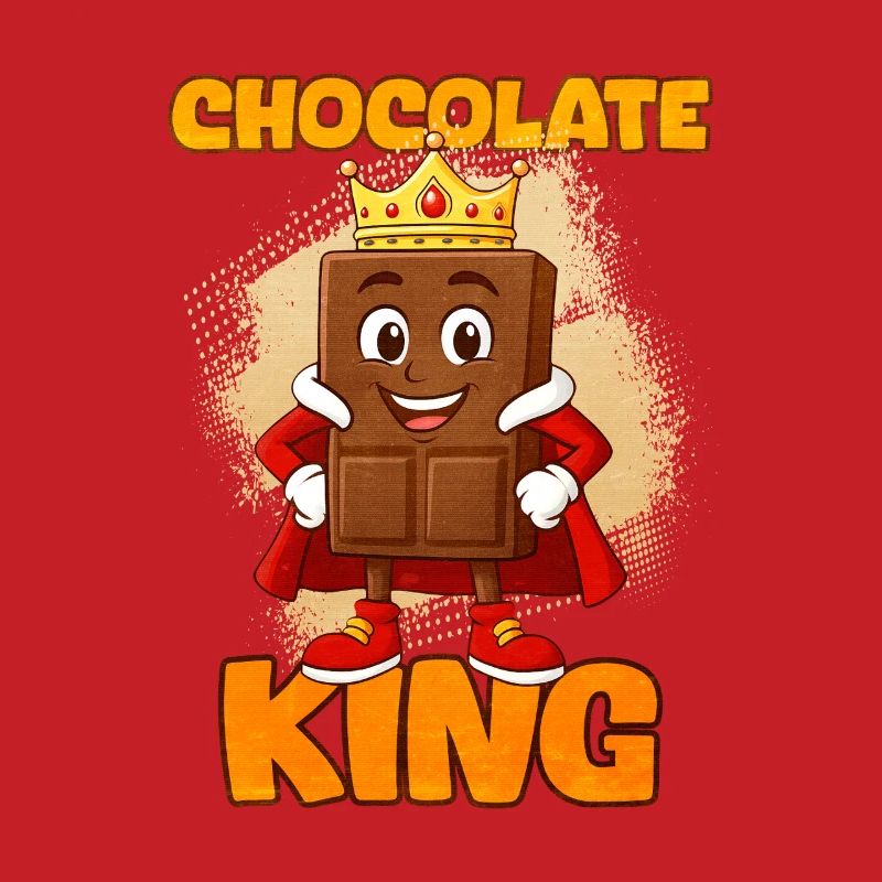 Chocolate King with Crown
