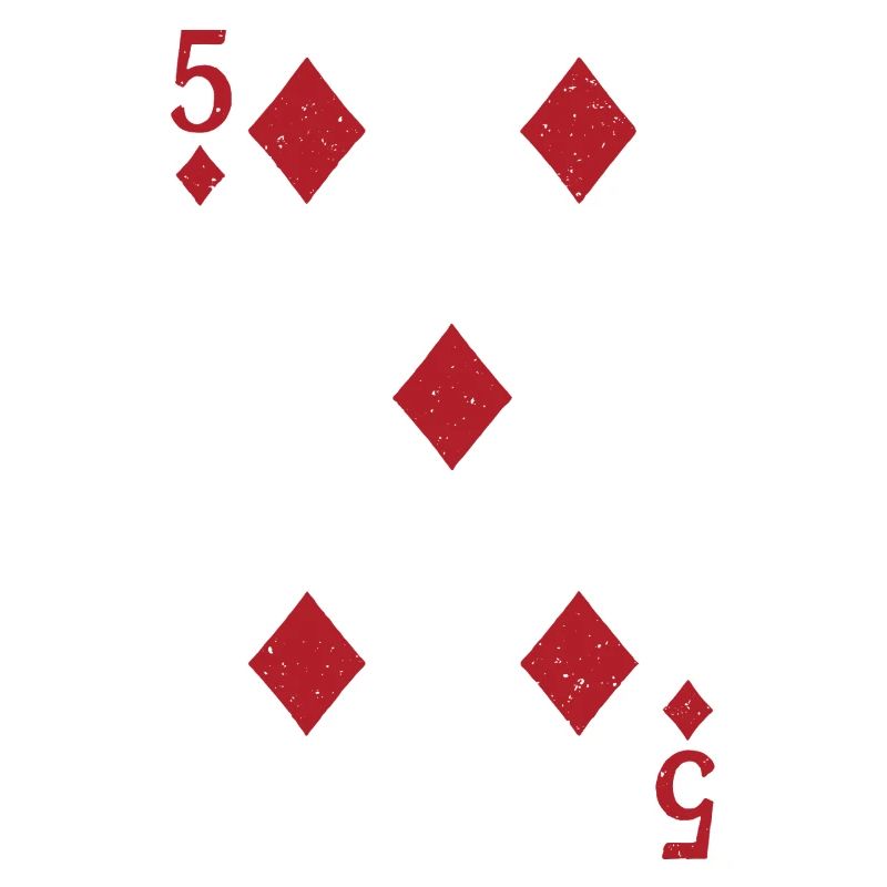 5 Diamonds Card
