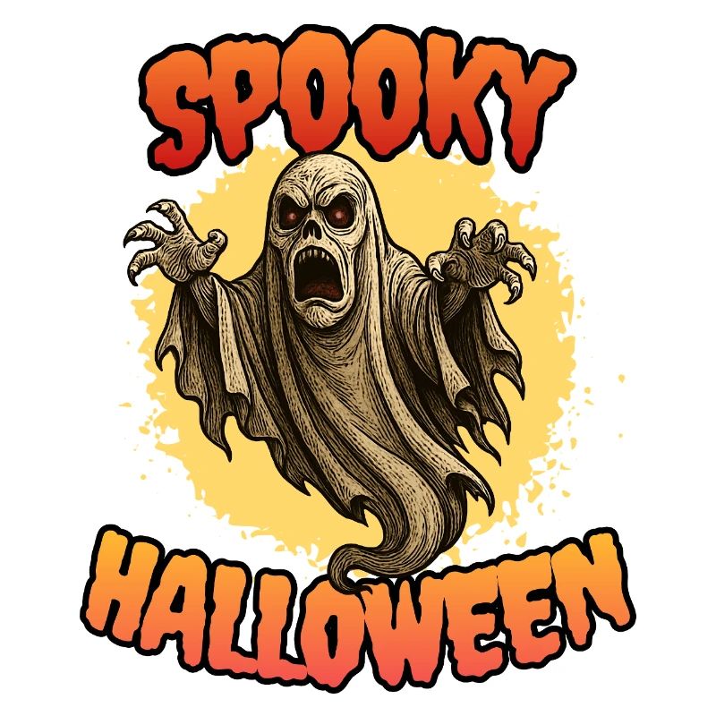 Ghost Ghost Spooky Halloween Spooky Creepy