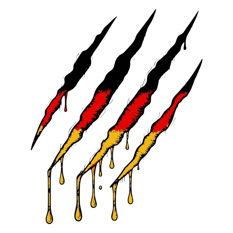 Patriotic Germany Scratch Marks