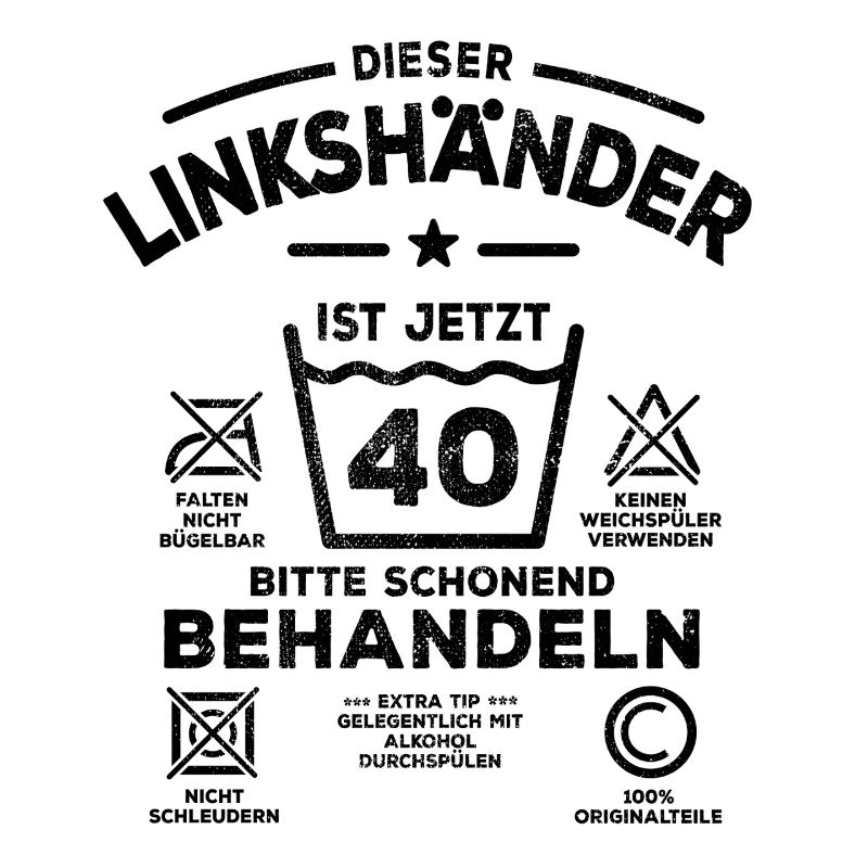 Treating Left-Handers Gently - 40th Birthday