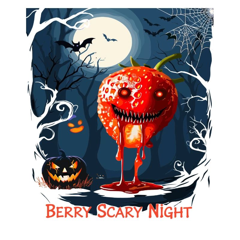 Halloween Zombie Erdbeere 