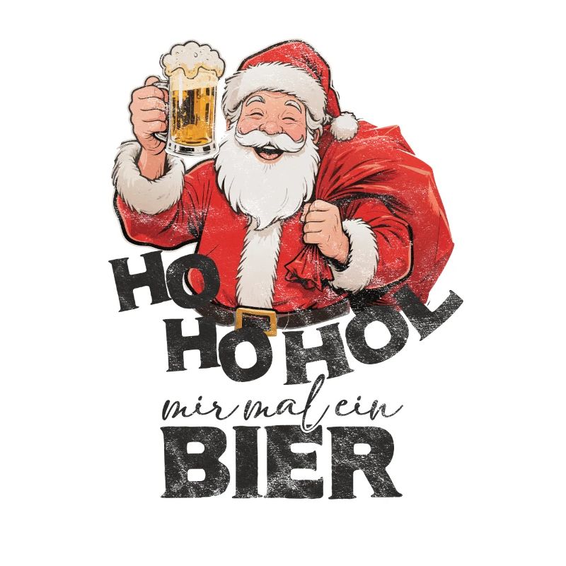 Santa sagt hol mir mal ein Bier