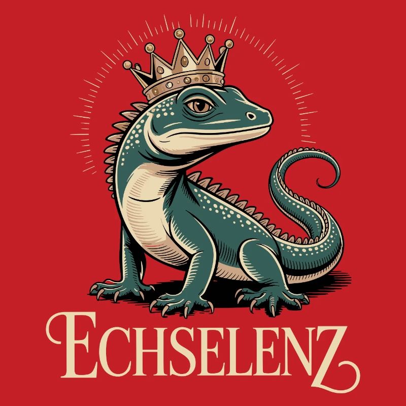 Echselenz Lustige Echse