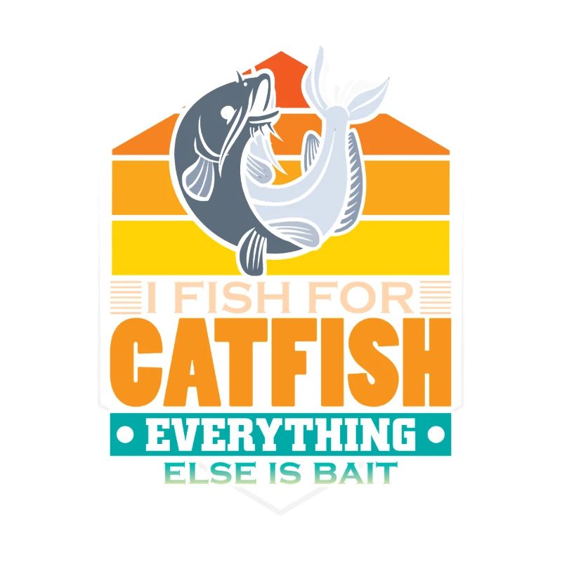 Poisson-chat pêcheur poisson-chat pêchent le poisson-chat