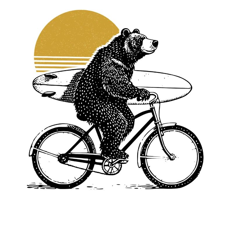Surfer Bear