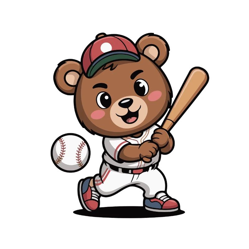 Bären-Batter Baseballheld