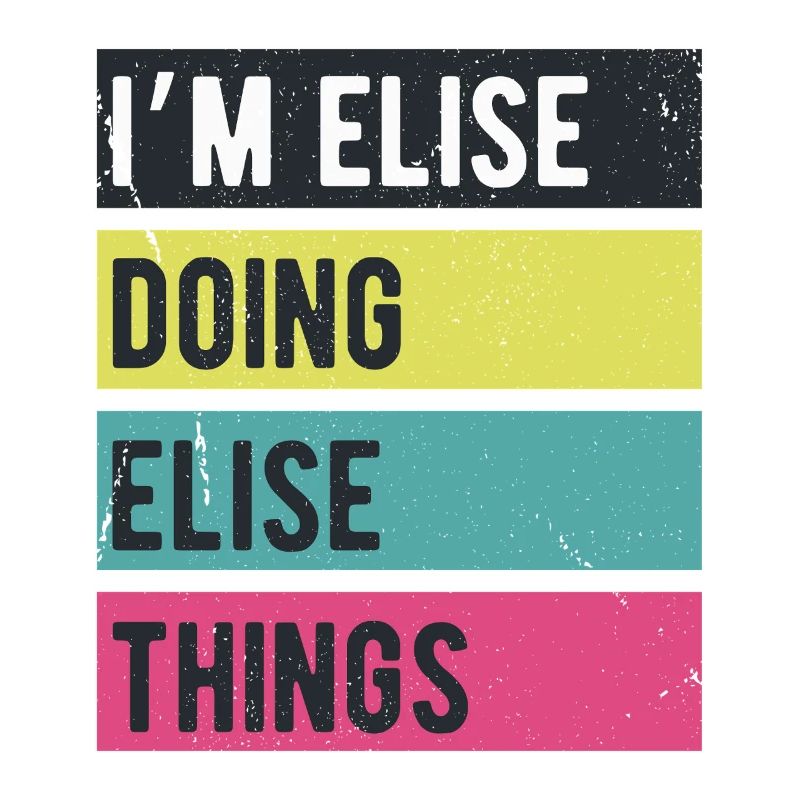 I’m Elise Doing Elise Things Retro Colors
