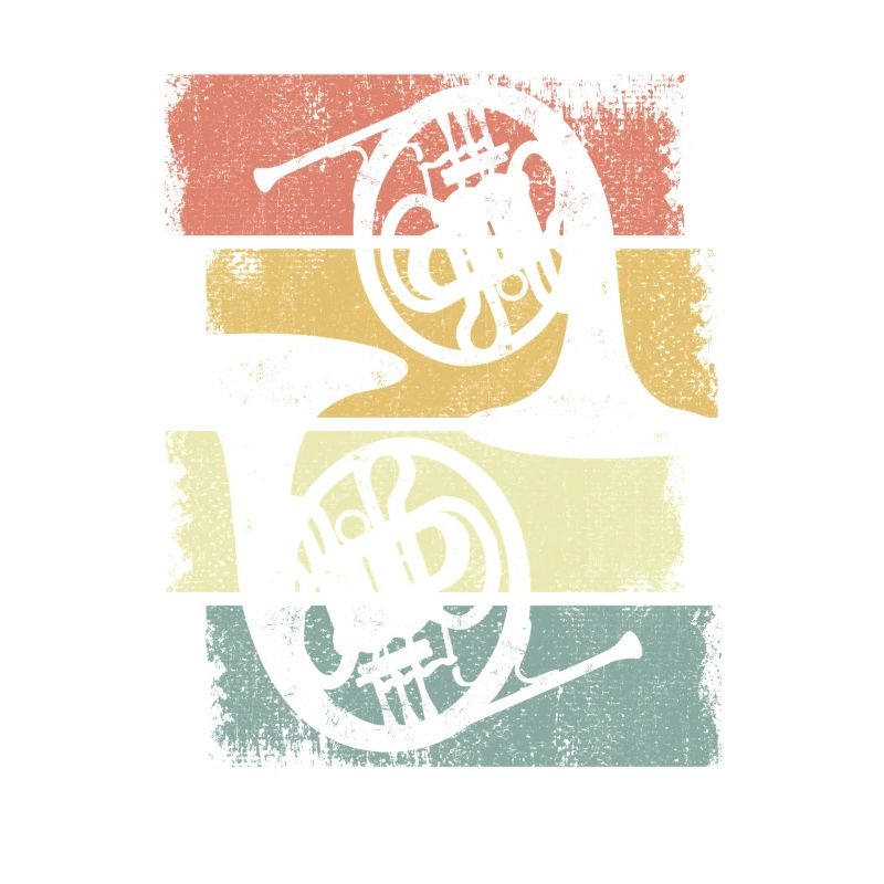 French Horns Drawing