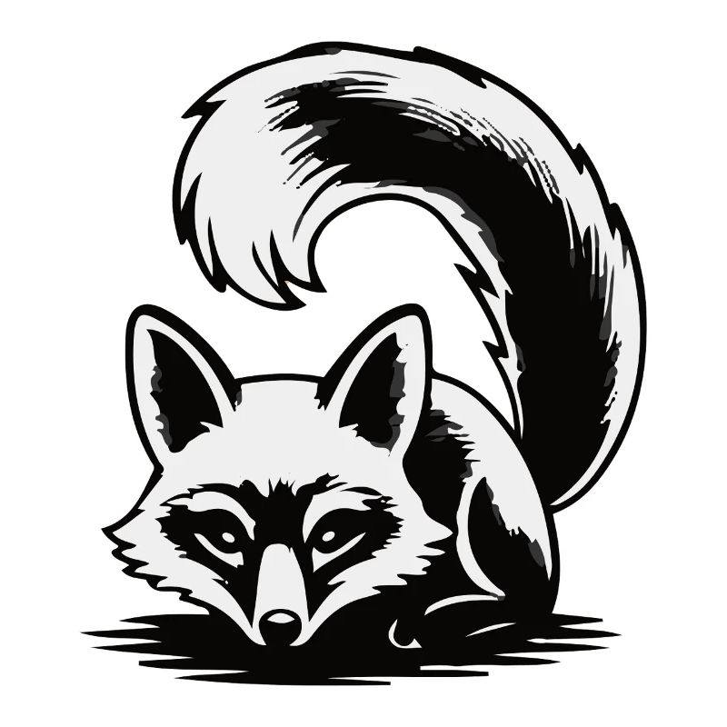 Lunar Fox Silhouette