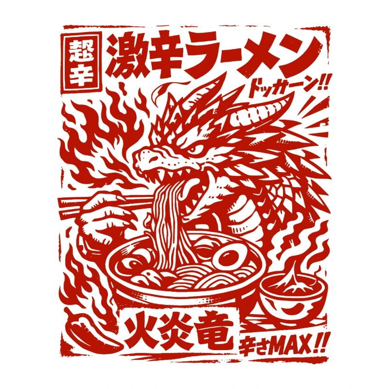 Dragons | Ramen | Soupe de nouilles | Extra épicé