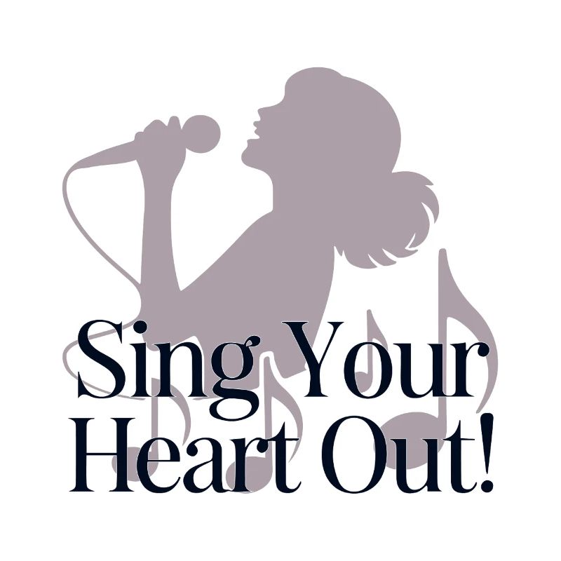 Sing Your Heart Out Silhouette