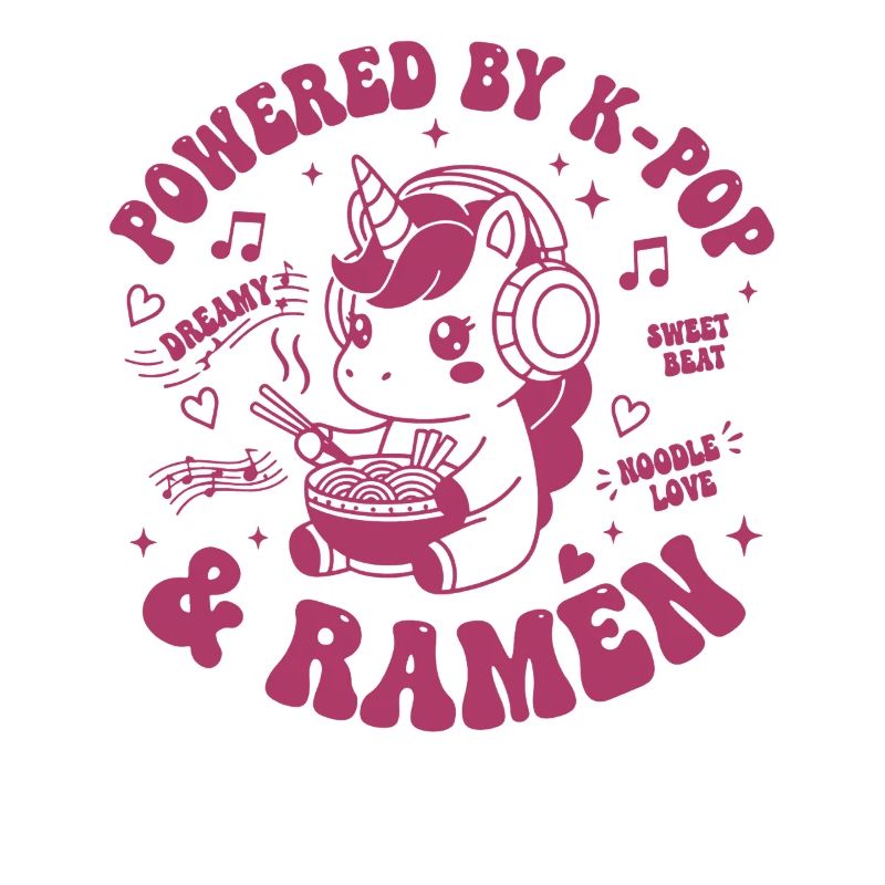 Propulsé par K-Pop et Ramen Kpop Anime Kpop Unicorn