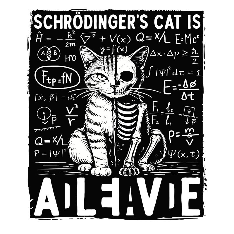 Le chat de Schrödinger est vivant, mort