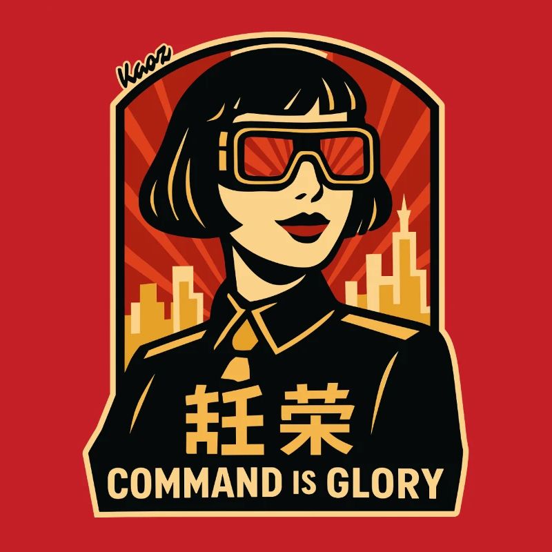 Affiche rétro de Command Is Glory