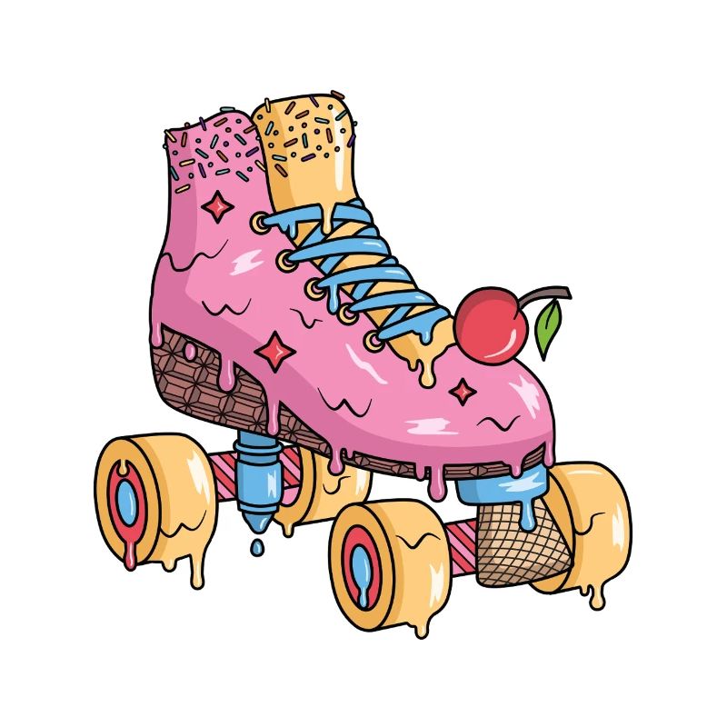 Rollschuhe Eiscreme Roller Skates Rollschuh