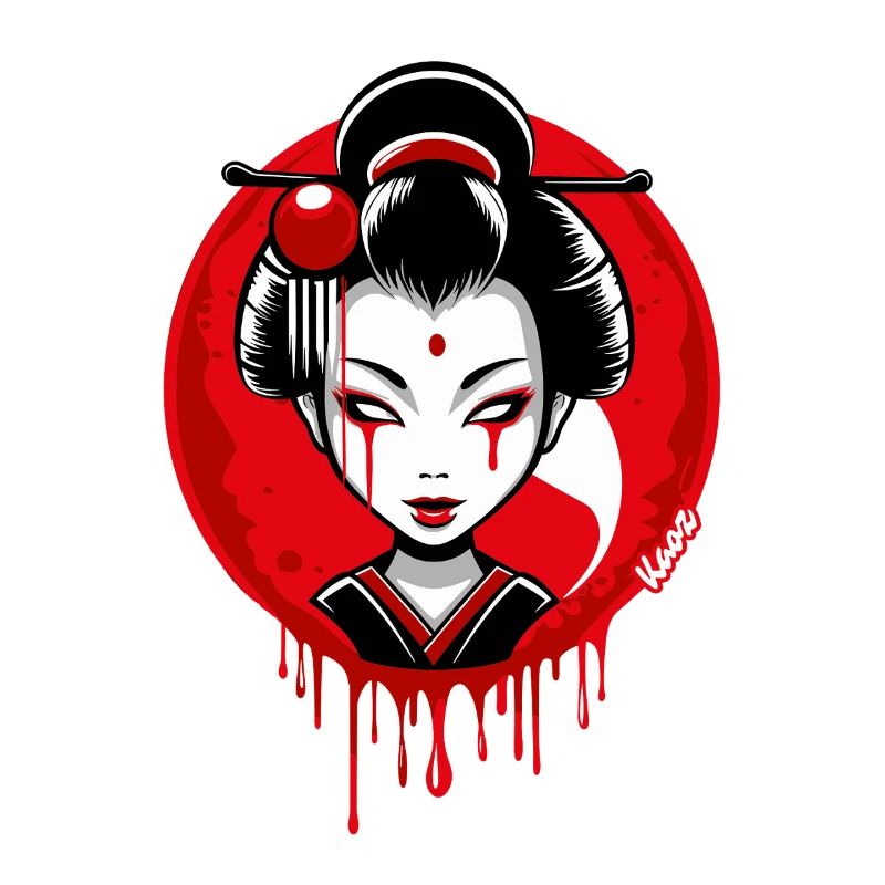 Geisha Night Moon
