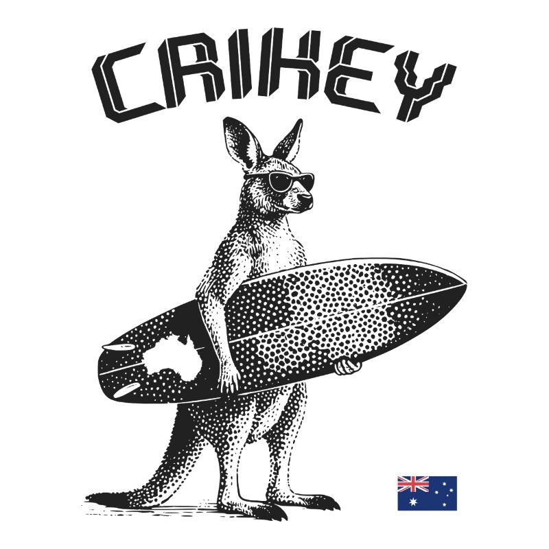 Crickey Kangaroo Australie Surf