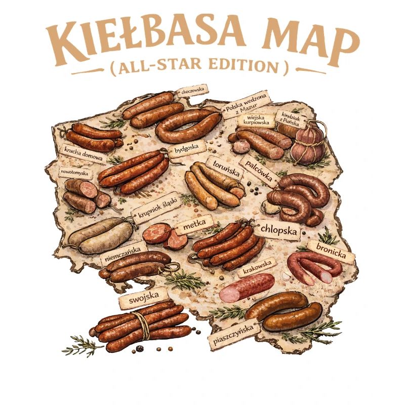 Kielbasa Map All Star Edition