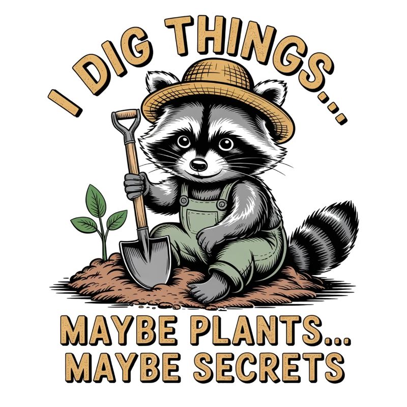 Raccoon Gardener: Digging for Secrets