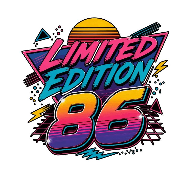 Édition limitée 86 Neon Retro 40e anniversaire