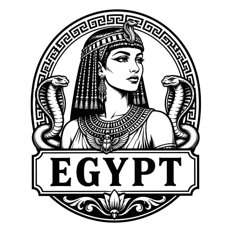 Pyramides de la reine du Nil de Cléopâtre Égypte
