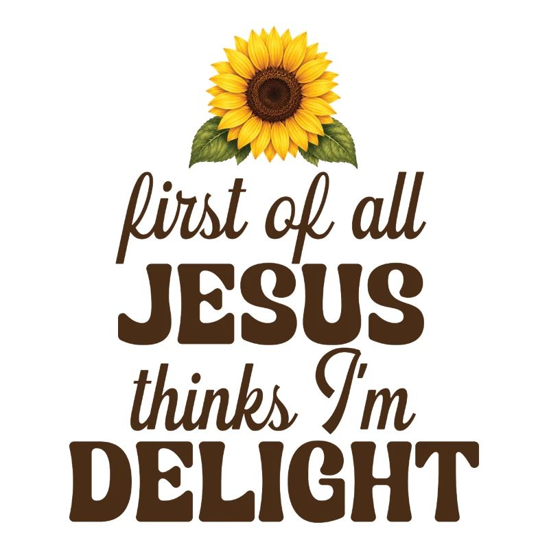Zunächst einmal denkt Jesus, ich bin eine Freude