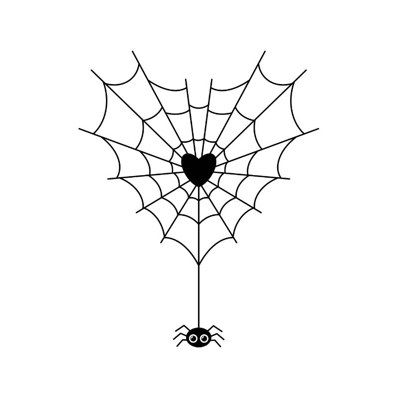 Spinne im Spinnennetz