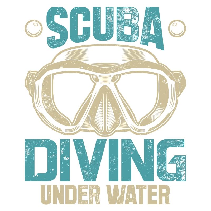Scuba Diving Under Water Icon Tee