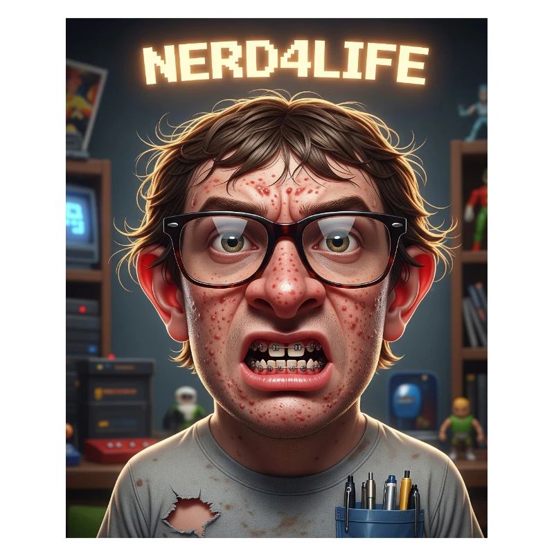 Nerd4Life Impression de style pixel