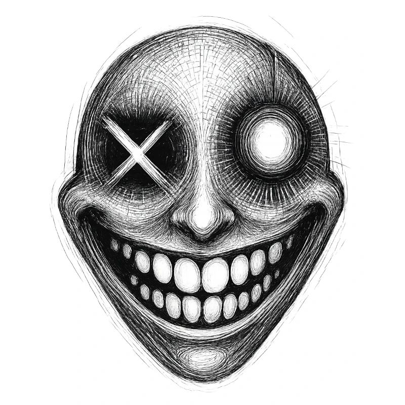 Extravagant Smile Mask