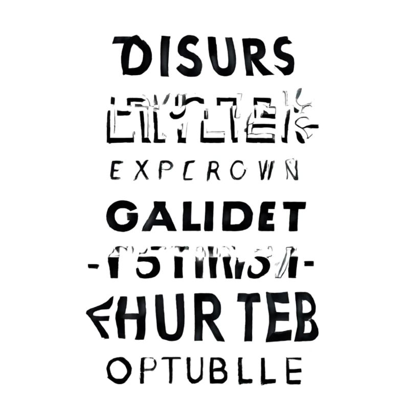 Glitch text cascade