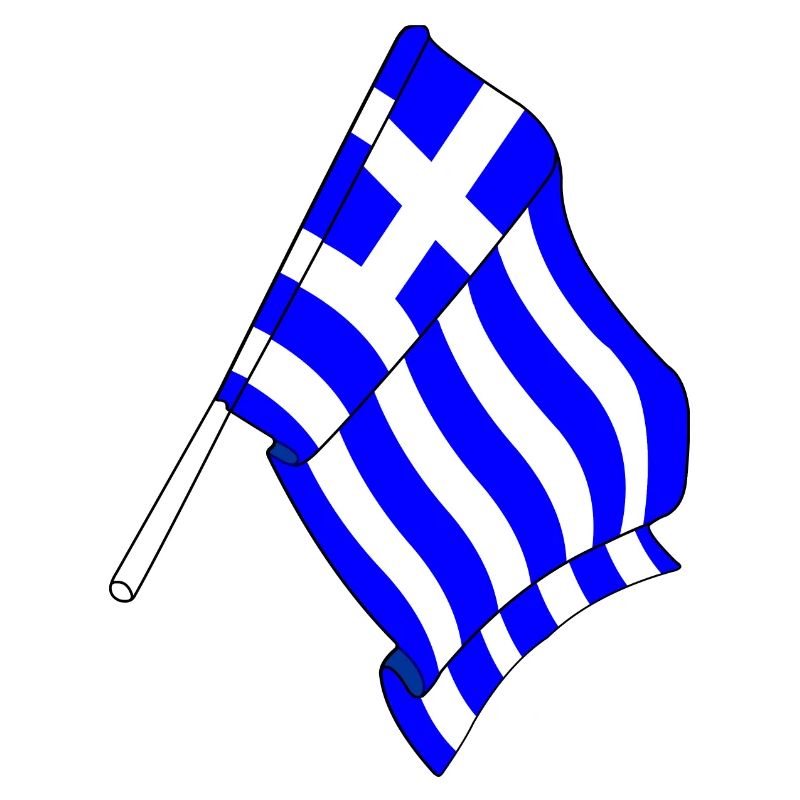 Drapeau de la Grèce