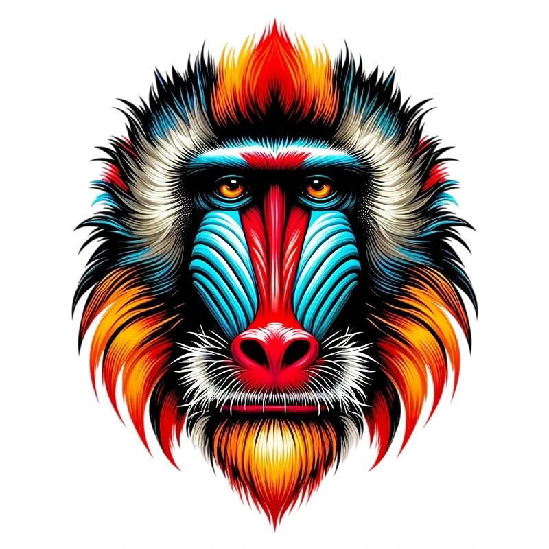 Singe mandrill