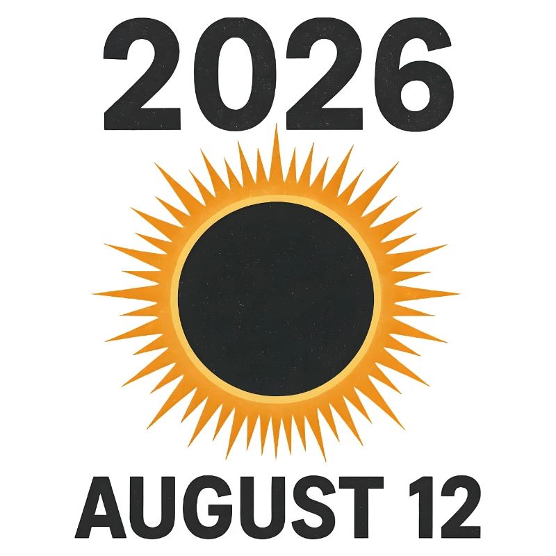 2026 August 12 - total solar eclipse