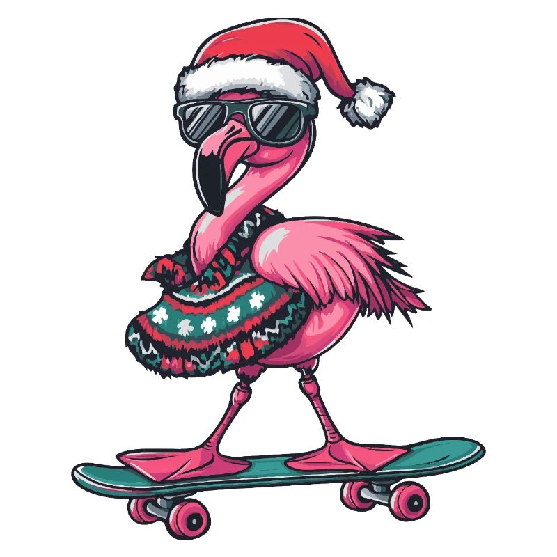 Flamingo Noël drôle