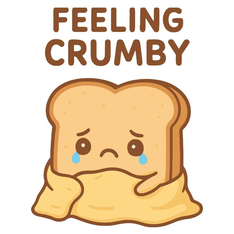 Feeling Crumby Toast Maskottchen