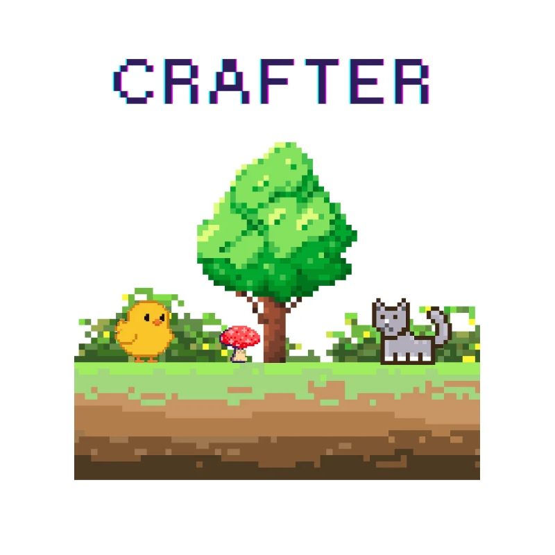Aventure en forêt de Pixel Crafter